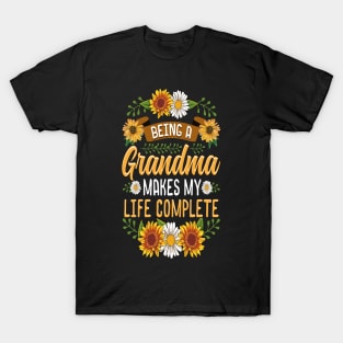 Being A Grandma Makes My Life Complete T-Shirt